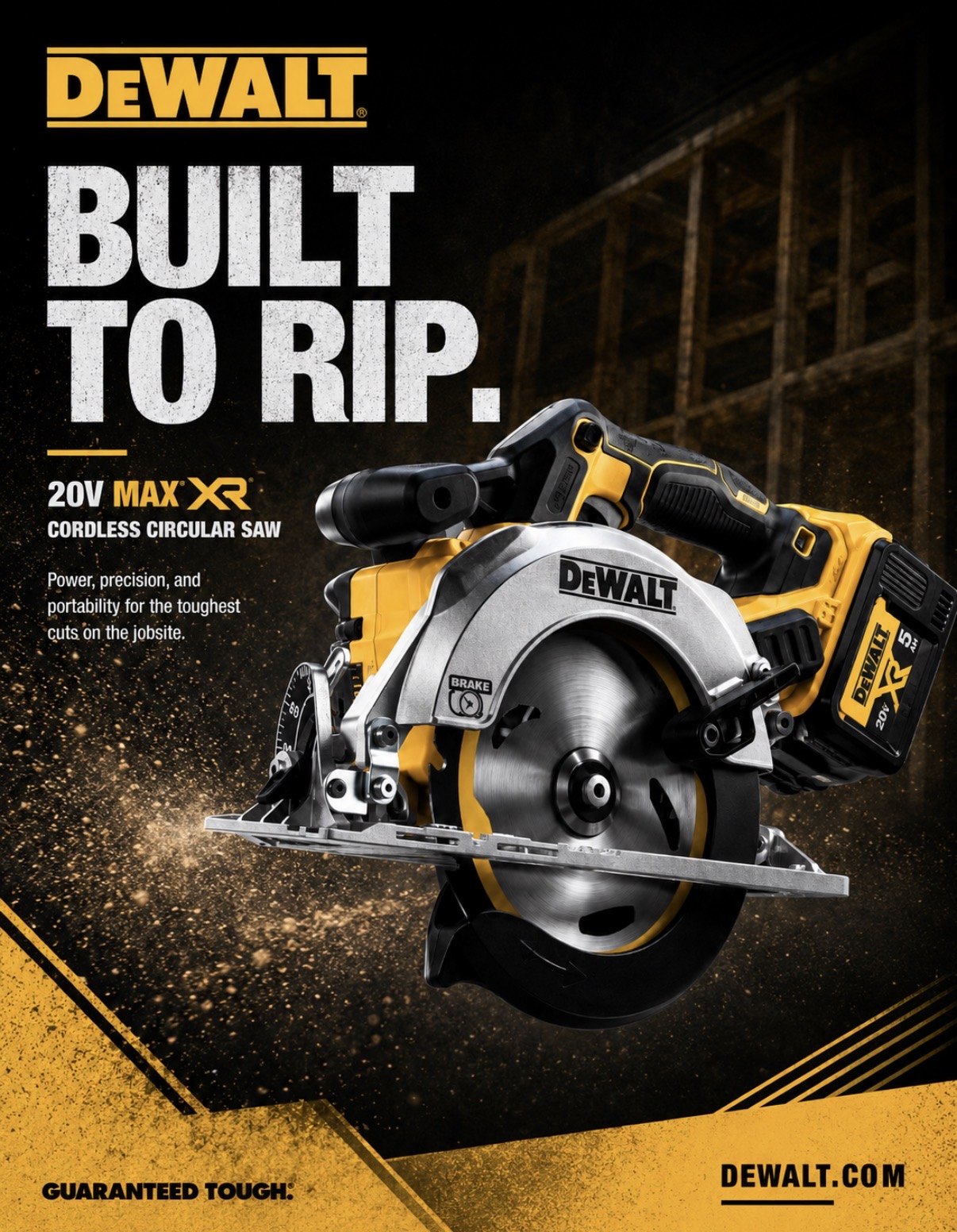 DeWALT 20V MAX XR — Digital Campaign Asset