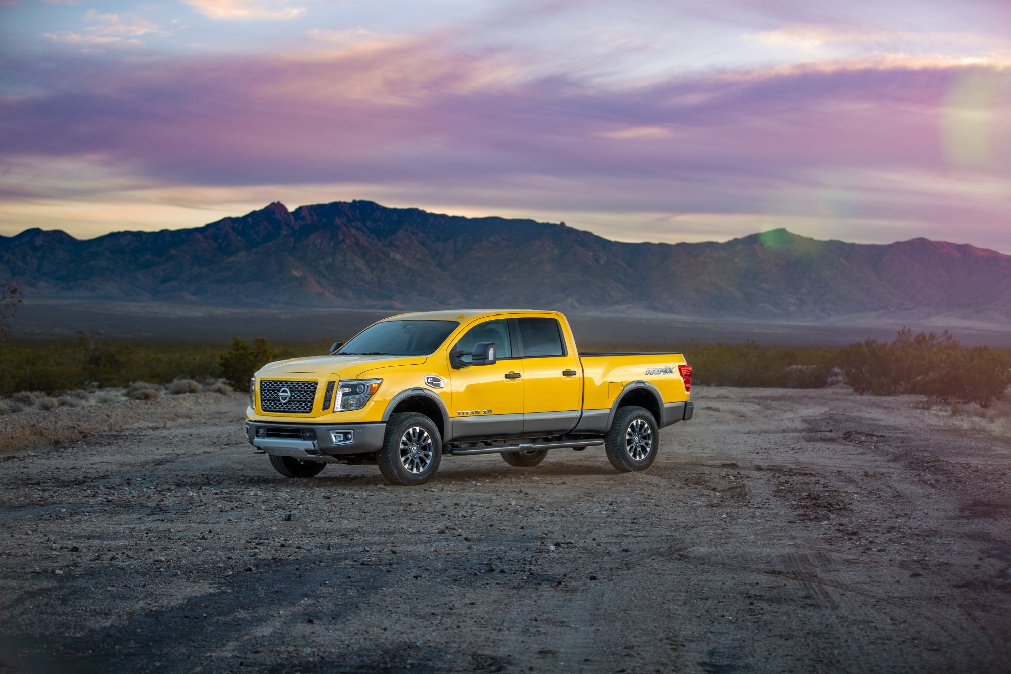 Brand Storytelling — Nissan Titan golden hour desert
